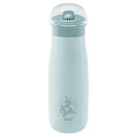 NUK Mini-Me Sip Ανοξείδωτο Παγουράκι Με Ρύγχος Mέντα Πουλάκι (12m+)1τμχ 500ml